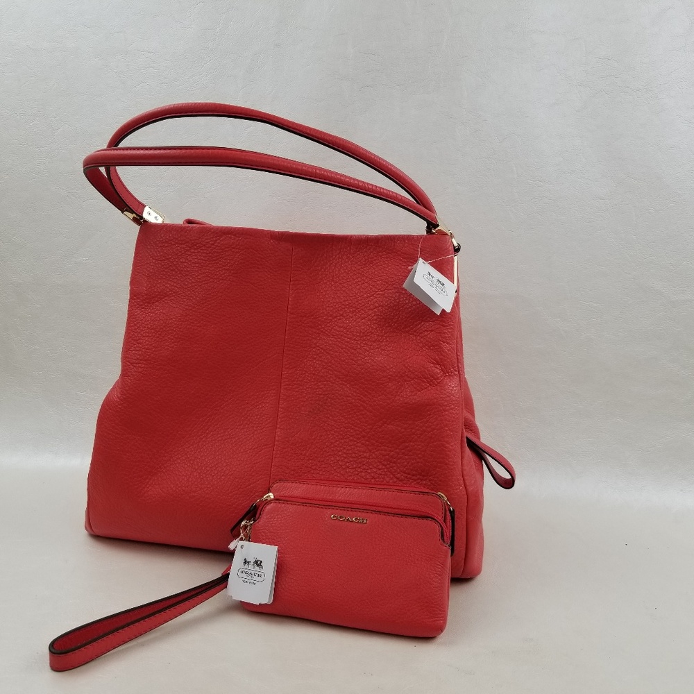 Coach Madison Phoebe Bag Set * + Matching Wristlet